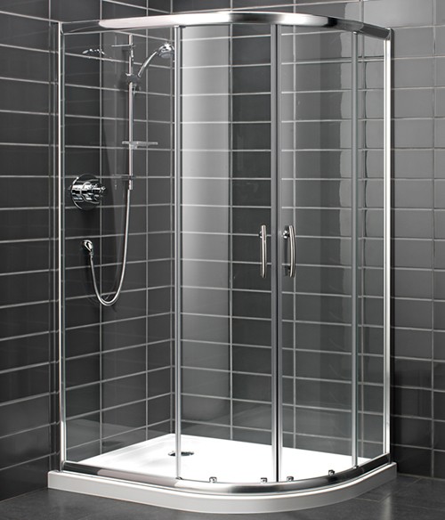 Additional image for Right Hand Offset Quadrant Shower Enclosure. 1200x900mm.