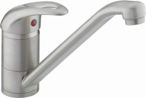 Additional image for Monobloc Sink Mixer Faucet (Stainless Steel).