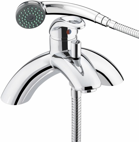 Additional image for Single Lever Bath Shower Mixer Faucet With Shower Kit (Chrome).