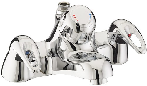 Additional image for Bath Filler Faucet With Thermostatic Shower (Chrome).