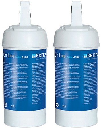 Additional image for 2 x Brita A1000 Filter Cartridge. For Brita On Line Faucets & Kits.