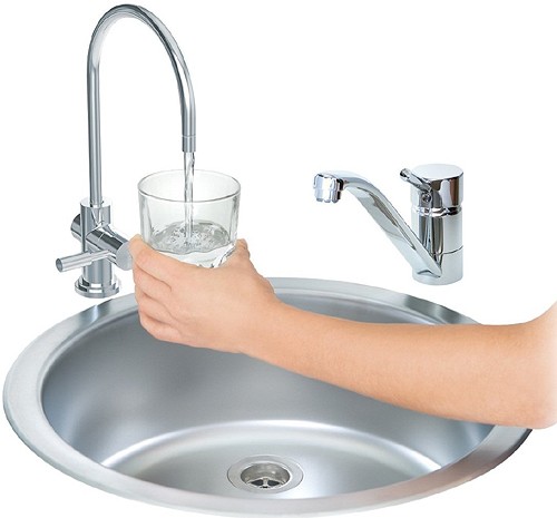 Additional image for On Line Active Plus Filter Kitchen Faucet (Stainless Steel).