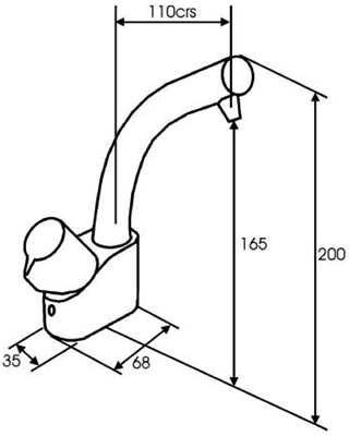 Additional image for Solo Nebula Cold Water Filter Kitchen Faucet.