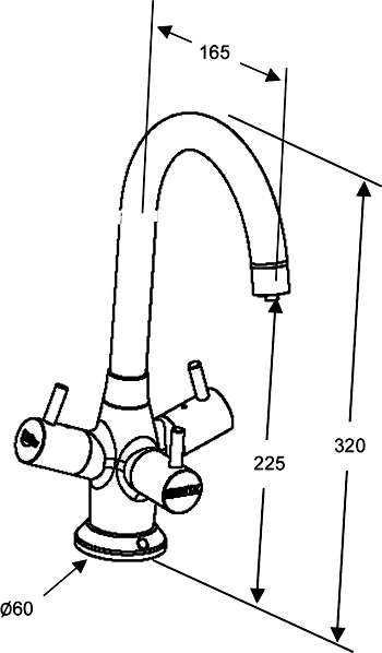 Additional image for Struana Modern Water Filter Faucet (Chrome).