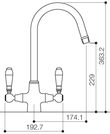 Additional image for Kitchen Faucet With Brita On Line Active Filter Kit (Chrome).