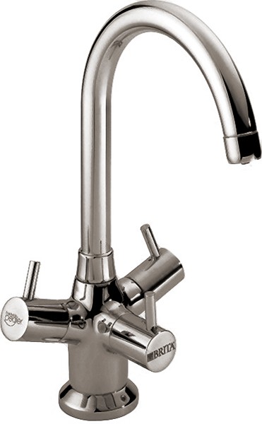 Additional image for Titanium Modern Water Filter Kitchen Faucet (Brushed Steel).
