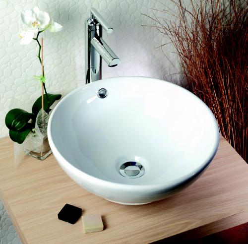 Additional image for Round Free-Standing Bowl with no faucet holes. 420x420x173mm