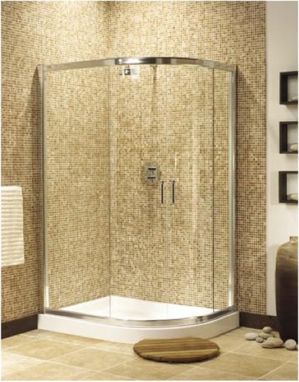 Additional image for Ultra 1200x800 offset quadrant shower enclosure, sliding doors.
