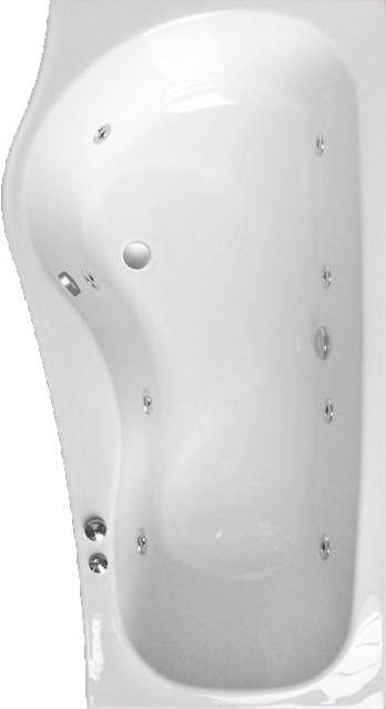 Additional image for Complete Shower Bath (Left Handed).  1500mm. 11 Jet whirlpool.