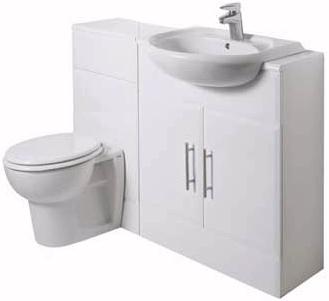 Additional image for Chilternhurst Bathroom Furniture Set (Gloss White).