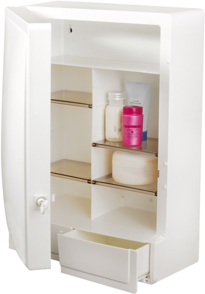 Additional image for Lockable Bathroom Cabinet. 325x450x165mm.