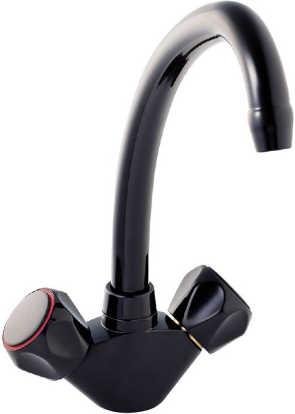 Additional image for Dual Flow Kitchen Faucet With Swivel Spout (Mocca Brown)