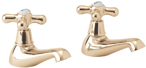 Additional image for Bath Faucets (Pair, Gold).