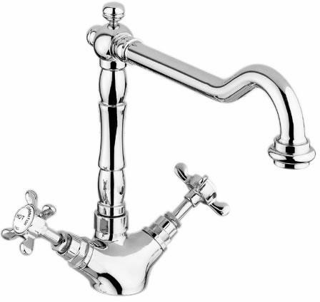 Additional image for Coronation Mono Sink Mixer with Swivel Spout (Chrome)