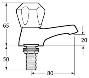 Additional image for Basin Faucets (Gold, Pair).