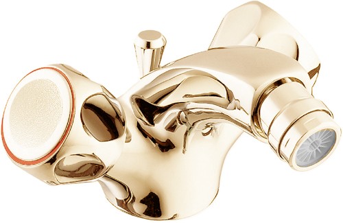 Additional image for Mono Bidet Mixer Faucet With Pop Up Waste (Gold).