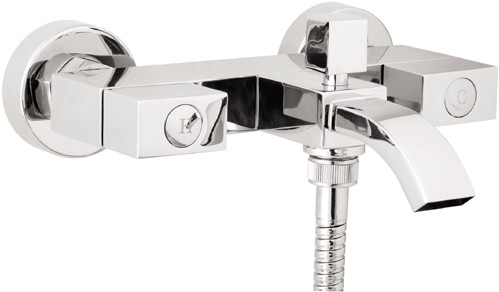 Additional image for Wall Mounted Bath Shower Mixer Faucet With Shower Kit.
