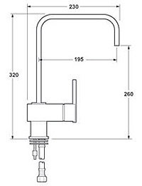 Additional image for Kitchen Faucet With Swivel Spout.