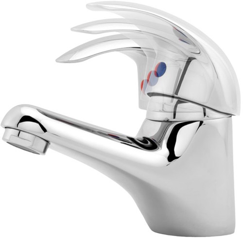 Additional image for Enviro-Klick Mono Basin Mixer Faucet With Pop Up Waste (Chrome).