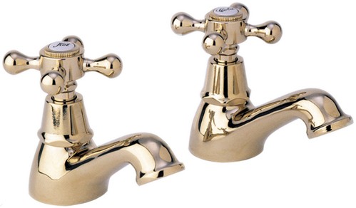 Additional image for Basin Faucets (Pair, Gold).