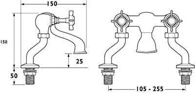 Additional image for Bath Filler Faucet (Chrome).