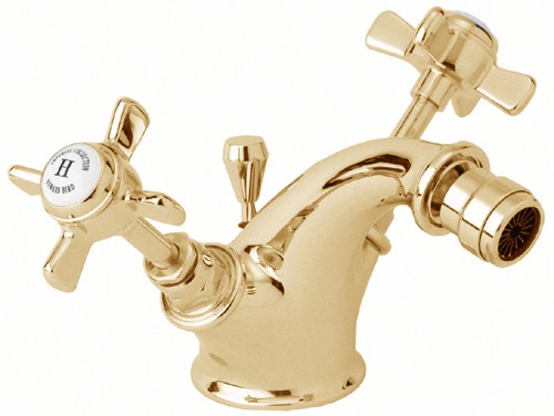 Additional image for Mono Bidet Mixer Faucet With Pop Up Waste (Gold).