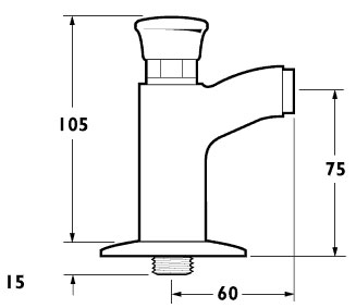 Additional image for Preset Non-Concussive Bib Faucets.