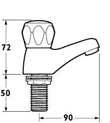 Additional image for Water Saving Basin Faucets (pair).