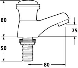 Additional image for Basin Faucets (Pair, Chrome).