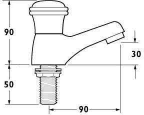 Additional image for Bath Faucets (Pair, Chrome).