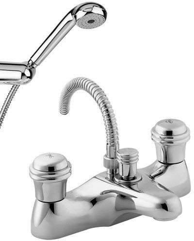 Additional image for Bath Shower Mixer Faucet With Shower Kit (Chrome).