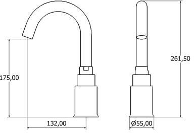 Additional image for Electronic Basin Sensor Faucet (Battery Or Mains Powered).