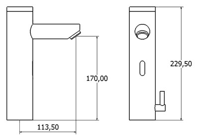 Additional image for Electronic Basin Sensor Faucet (Battery Powered).