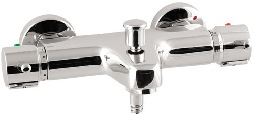 Additional image for Wall Mounted Thermostatic Bath Shower Mixer Faucet.