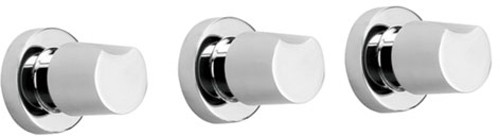 Additional image for Wall Mounted Concealed 5 Hole Bath Shower Mixer Only.
