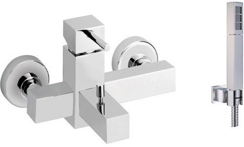Additional image for Wall Mounted Exposed Bath Shower Mixer With Kit.