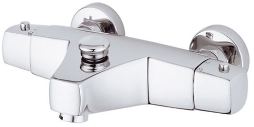 Additional image for Wall mounted thermostatic bath shower mixer, no kit.