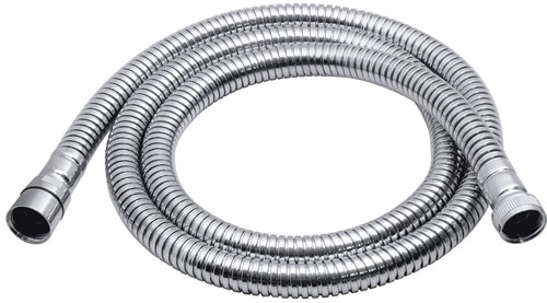 Additional image for 1.5 Meter large bore chrome shower hose.