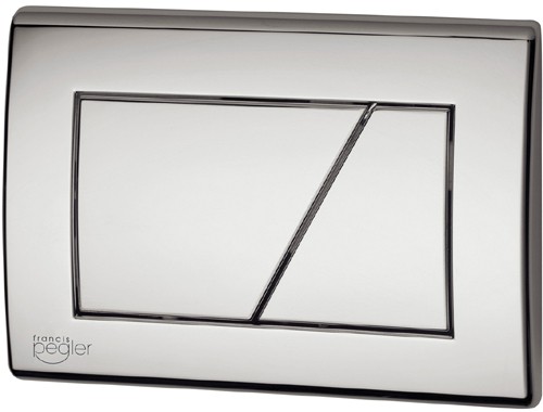 Additional image for Swish Flush Plate (Matt Chrome). 274x165mm.