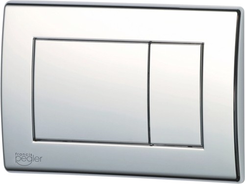 Additional image for Dream Flush Plate (Chrome Plated). 274x165mm.