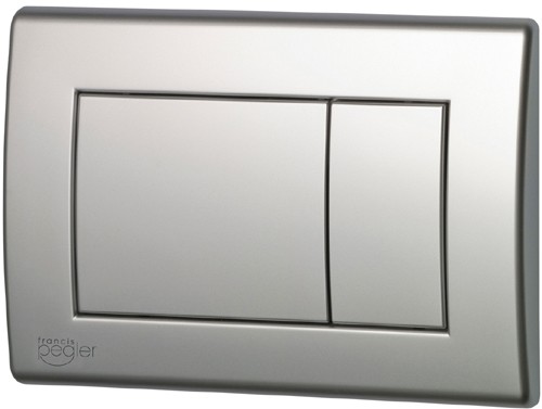 Additional image for Dream Flush Plate (Matt Chrome). 274x165mm.