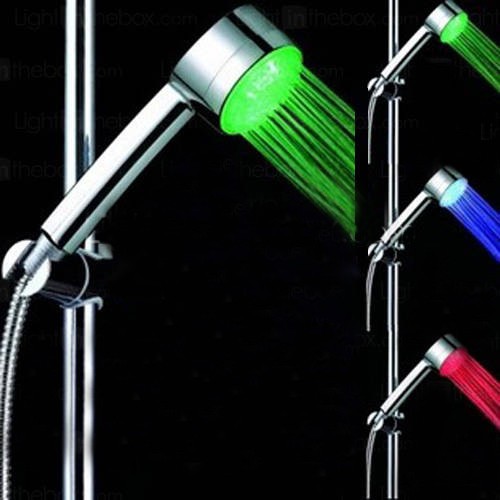 Additional image for Shower Handset With LED lights (Chrome).