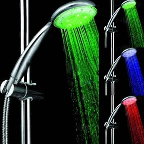 Additional image for Shower Handset With LED lights (Chrome).