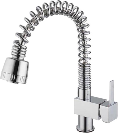 Additional image for Hannah Kitchen Faucet With Pull Out Spray Rinser (Chrome).