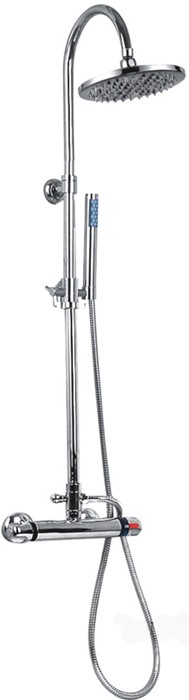 Additional image for Thermostatic Shower Set With Valve, Riser And Apron Head.