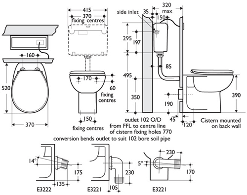 Additional image for 2 Piece Bathroom Suite.