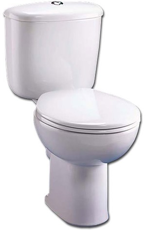 Additional image for Close Coupled Toilet, Push Cistern, Fittings & Seat.