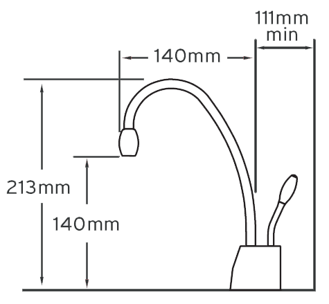 Additional image for Steaming Hot Filtered Kitchen Faucet (Brushed Steel).