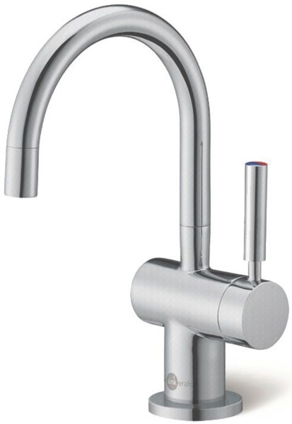 Additional image for Steaming Hot Filtered Kitchen Faucet (Brushed Steel).