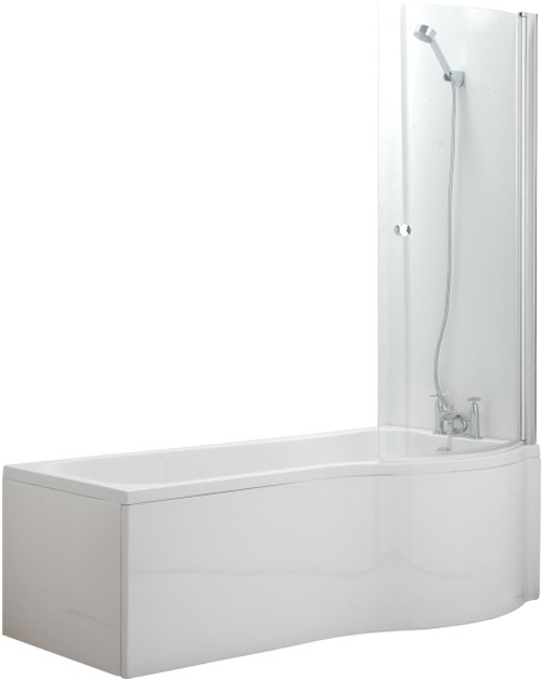 Additional image for Complete Shower Bath (Right Hand). 1500x750mm.